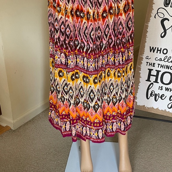 Bohemian Maxi Cotton Skirt Size: Small - Picture 2 of 5